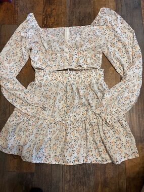 Women’s SHEIN 2 piece floral skirt set size small